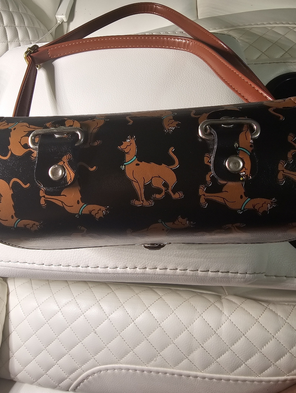 Vintage  Warner Brothers Scooby-Doo Trunk-Style Crossbody Bag - Picture 4 of 12